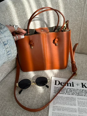 کیف زارا کد 3490 (عسلی)