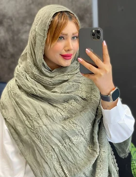 شال گلدوزی آوا کد : L018