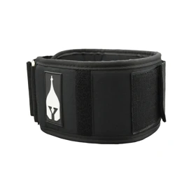 کمربند بدنسازی کلاسیک اسکوات یل مدل CN-YAL-26004 چسبی مشکی