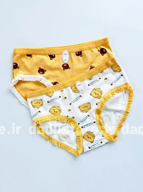 شورت اسلیپ نخ پنبه عروسکی طرح خرس