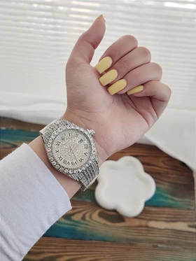 ساعت فول نگین رولکس ROLEX ارسال رایگان