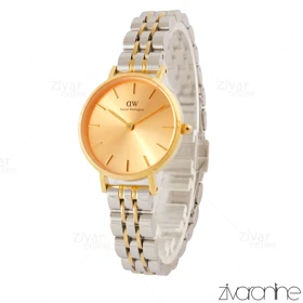 ساعت دنیل ولینگتون زنانه دورنگ طلایی نقره ای صفحه طلایی 105454