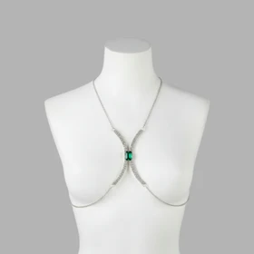 زنجیر سینه نگین‌دار سلویا کد 76