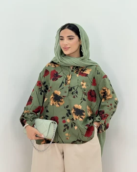 شومیز جلو بسته مینو(101)کد:5646