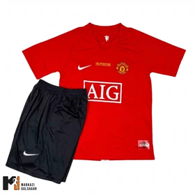 کیت فوتبالی بچه‌گانه منچستر یونایتد کلاسیک فصل 2008