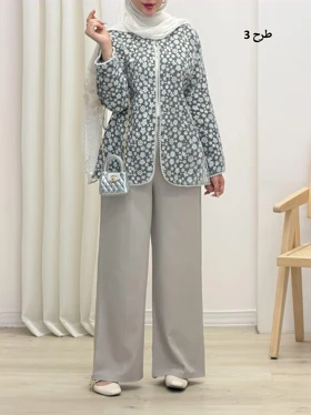 4071-کت و شلوار مزونی نارسیس