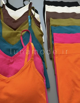 ست نیم‌تنه و شورتک زنانه سیملس