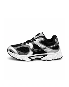 کفش کتانی مردانه رانینگ مدل نایکی V5 سفید طوسی مشکی Nike V5