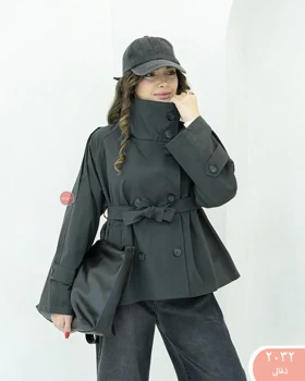 بارانی یقه ایستاده نوا 2032