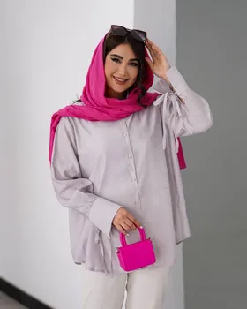 شومیز  مدل پشت چاک‌دار کد 1827