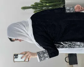کت مزونی گل دوزی شده(61)کد3345