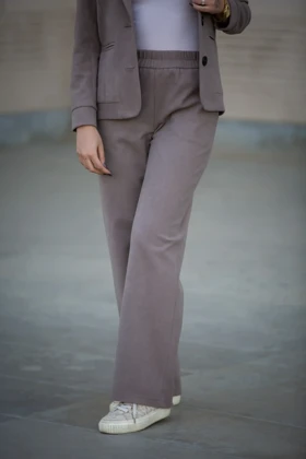 شلوار زنانه نیم بگ لامر