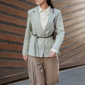 کت لینن کلاسیک