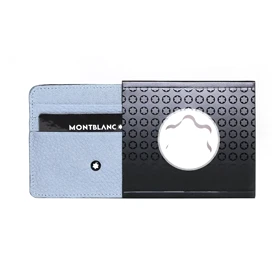 جاکارتی چرم طبیعی Mont Blanc مدل MB30334 (آبی روشن)