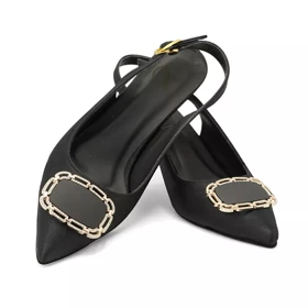 کفش مجلسی زنانه پاشنه‌دار 5 سانت مدل 400946 _ sandal valentino