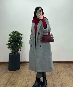 پالتو بلند آستردار بارلی 4 (ایراد دار)