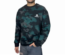 دورس مردانه سبز طرح چریکی پاره قواره باکسی