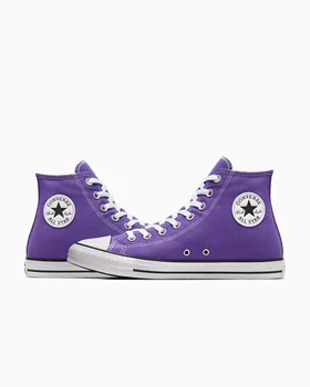 کفش ال استار اصل ساق بلند مدل کلاسیک رنگ بنفش All Star Chuck Purple