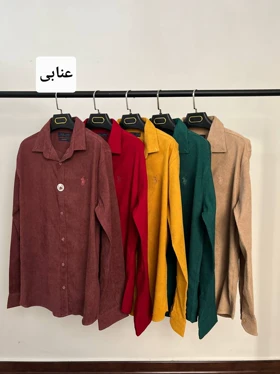 پیراهن مخمل کبریتی 2594