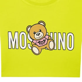 کراپ تیشرت آستین کوتاه زنانه مدل خرس 1210