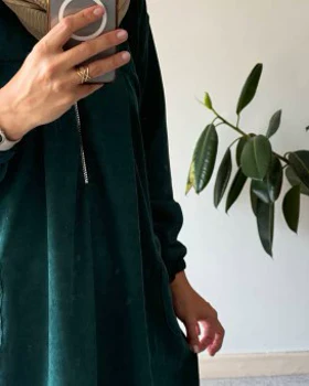 پیراهن مانتویی پاییزه تلما