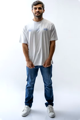 تیشرت آستین کوتاه چاپی مردانه