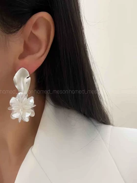گوشواره SILVER FLORA