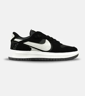 کفش کتانی مردانه مشکی سفید NIKE AIR JORDAN