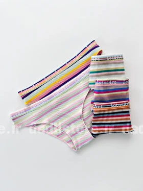 شورت بکلس کبریتی رنگی کمر نوشته LotusArt