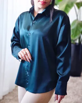 شومیز ساتن طلا
