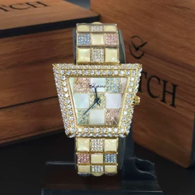 ساعت مچی مردانه و زنانه چوپارد فول نگین Chopard A719 با موتور کوارتز