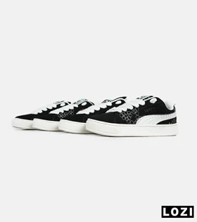 کفش کتانی ورزشی مشکی مردانه و زنانه PUMA suede XL مدل 7478