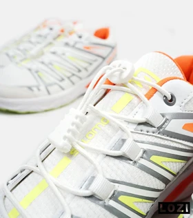 کفش کتانی بزرگ پا سفید نارنجی سالومون Salomon X ULTRA