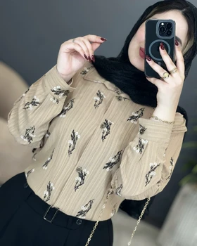 شومیز مانتویی گلایل