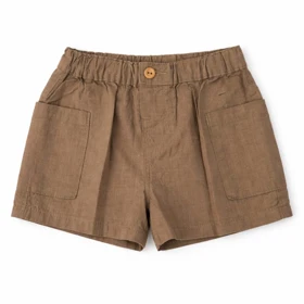 شلوارک لینن دخترانه اچ اند ام کد Z-NM78