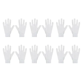 دستکش طاها طب مدل  نخی مچ دار کد 5291-2 بسته 6 عددی