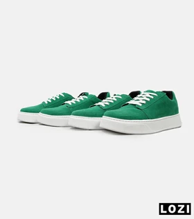 کفش کتانی کژوال مردانه سبز ZARA