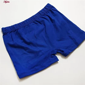 شورت پنبه‌ای پسرانه کوزا مدل پادار آبی کد 4595