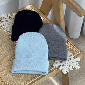 کلاه بافت ساده نخ وارداتی