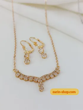 نیمست زنانه نگین‌دار طرح جواهرات