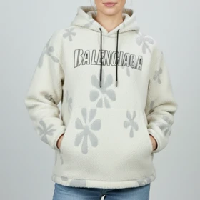 هودی تدی پشمی رنگ سفید