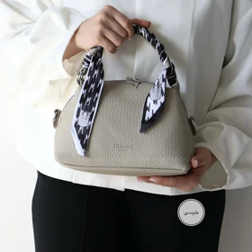 کیف زنانه دوشی - دستی مدل جولی (طوسی)