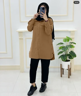 کت کتان زنانه بغل دکمه اسپرت