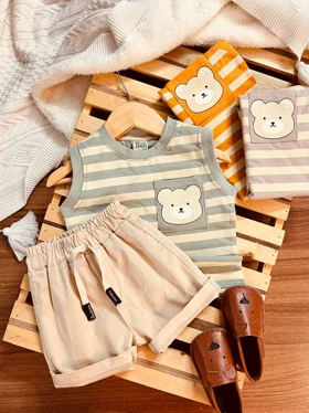 تاپ شلوارک تدی رینگی