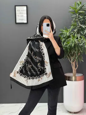 شال حریر نخ طرح LY