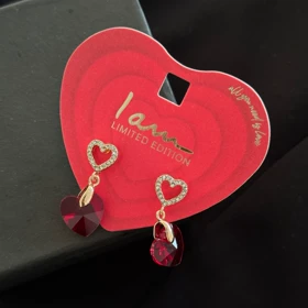 پک گوشواره قلبی