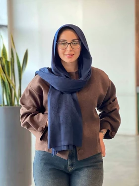 شال پاییزه CK (سرمه ای)