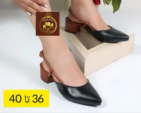 کفش صندل پشت‌باز پاشنه‌دار زنانه آیدا