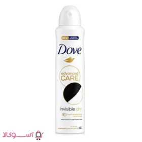 اسپری ضدتعریق زنانه داو مدل Invisible Dry حجم 250 میل