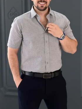 پیراهن 031655 VICO طوسی